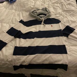 Mens polo sweatshirt